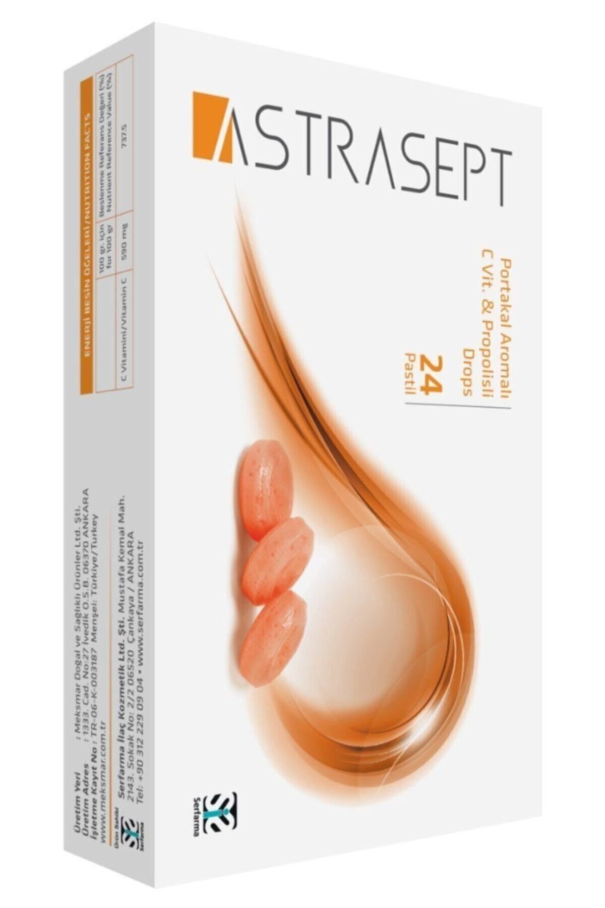 ASTRASEPT Pastil Portakal - C Vit. Propolis 24'lü