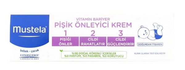 Mustela Vitamin Bariyer 1.2.3 100 ml Pişik Kremi