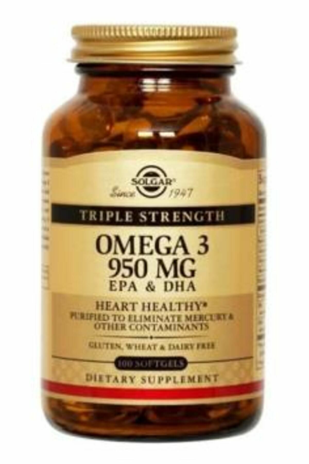 Solgar Omega 3 950 Mg 100 Kapsül Balık Yağı