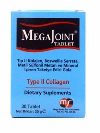 MegaJoint Tip II Kolajen 30 Tablet