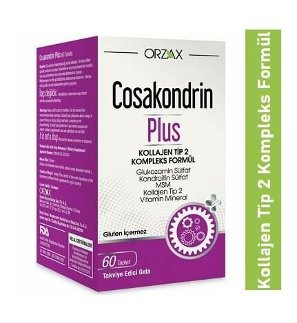 Orzax Cosakondrin Plus 60 Tablet