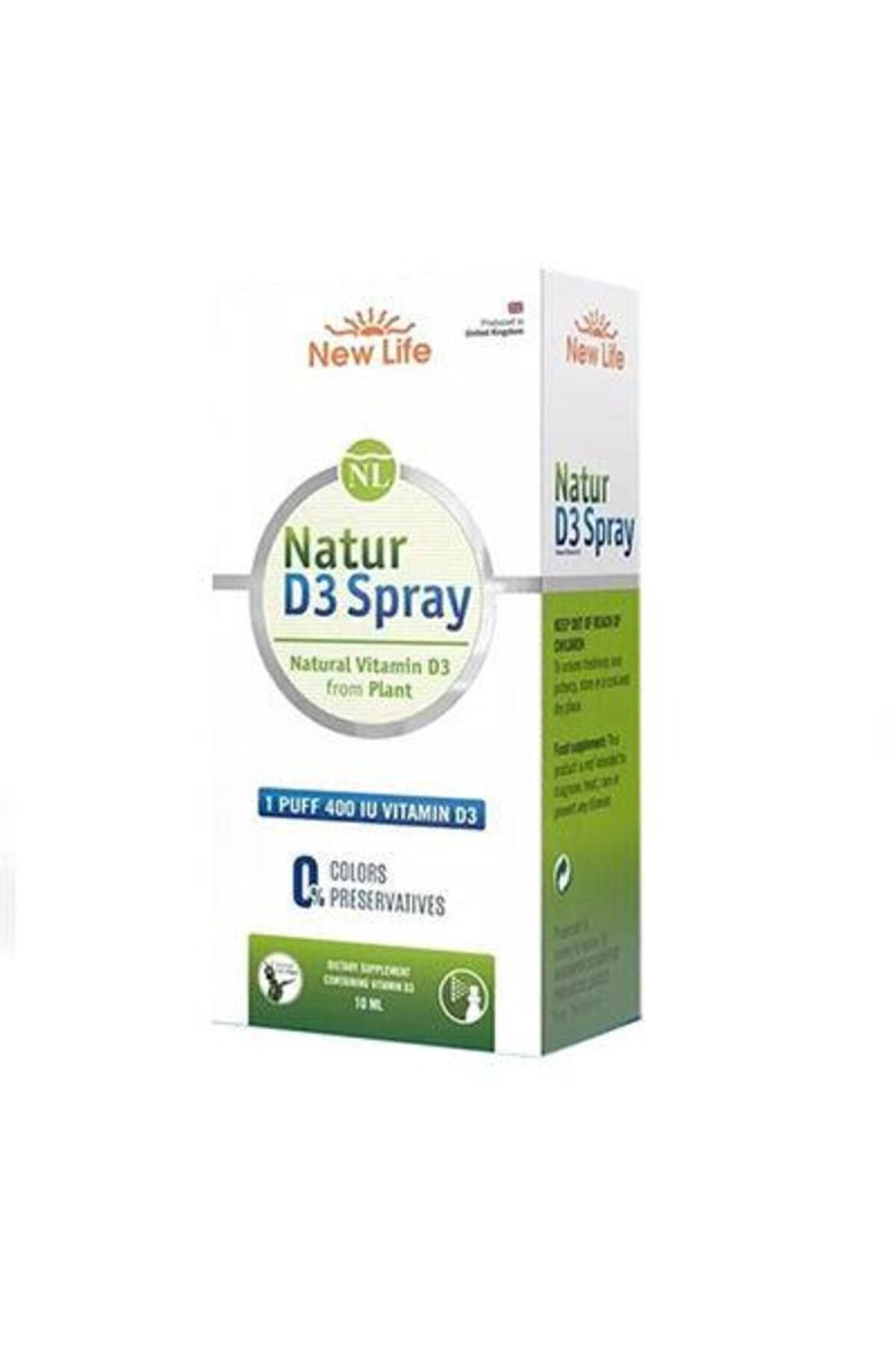New Life Natur D3 400 Iu 10 ml Sprey