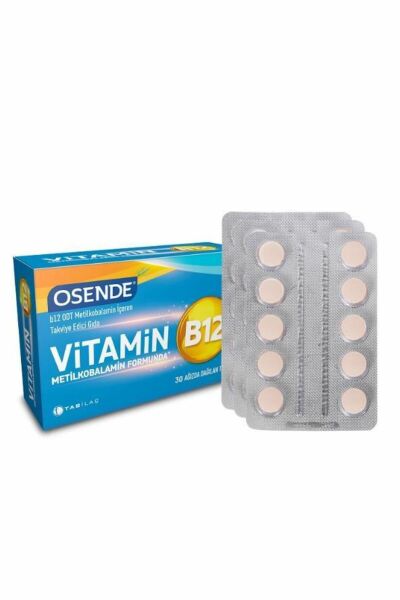 Osende Vitamin B12 Ağızda Dağılan 30 Tablet