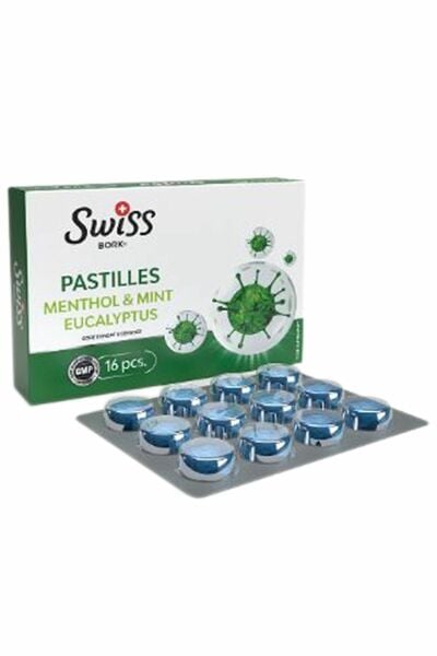 SWİSS Bork Mentol Nane Okaliptus Pastil 16 Lı