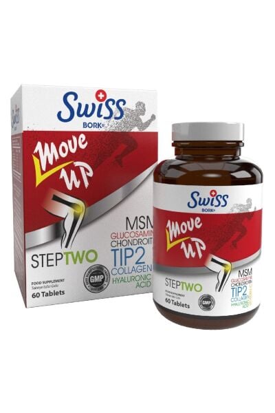 SWİSS Bork Move Up Step Two Glukozamin Tip 2 Kolajen 60 Tablet