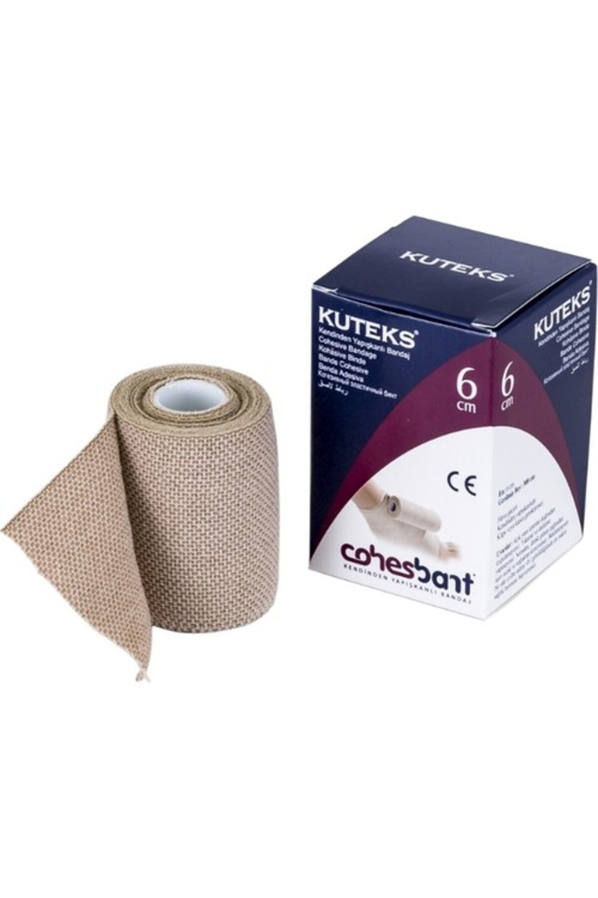 Kuteks Cohesive Bandaj Ten Renk Kendinden Yapışkanlı