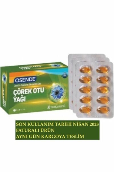 Osende Çörekotu Yağı 900 Mg 30 Kapsül