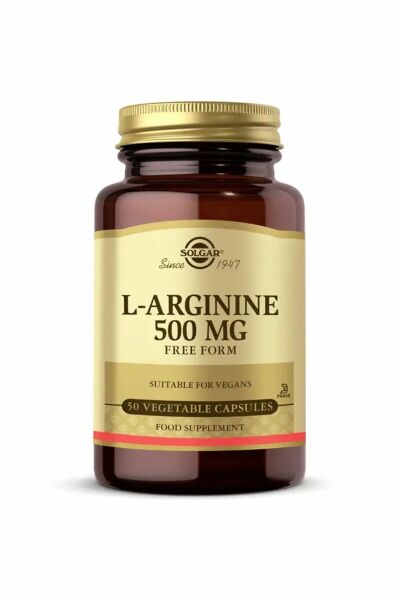 Solgar L-arginine 500mg 50 Kapsül