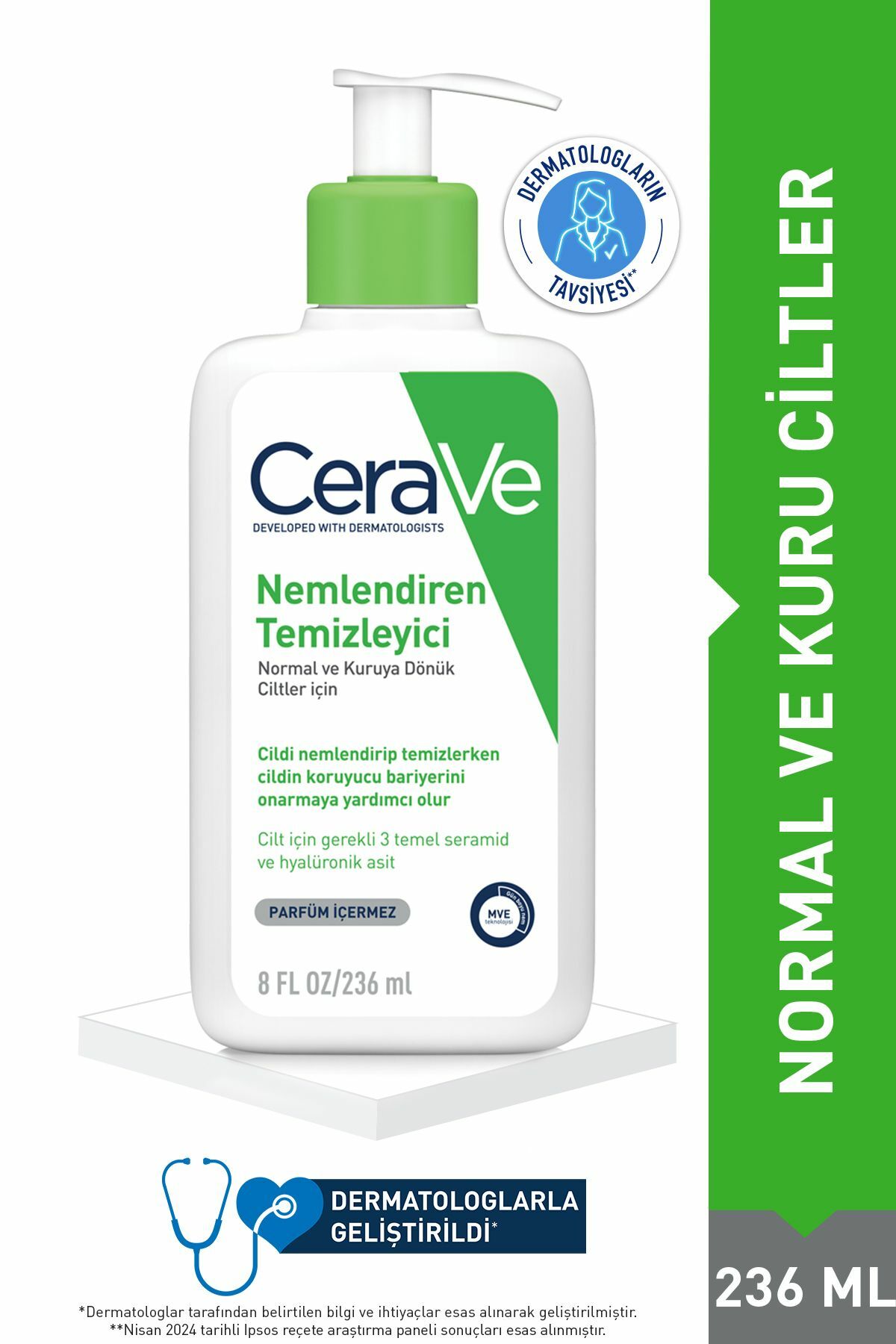 CeraVe Nemlendiren Temizleyici 236ml