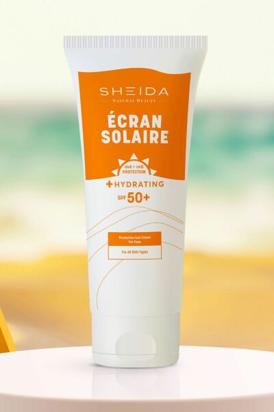 Sheida Ecran Solaire Yüz Güneş Kremi Spf 50 75 ml | Leke Karşıtı, Nemlendirici Ve Güneş Koruyucu