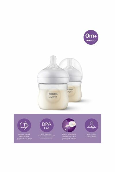 Avent Doğal Tepkili Pp 2li Biberon Seti 125m 0 Ay Scy900/02