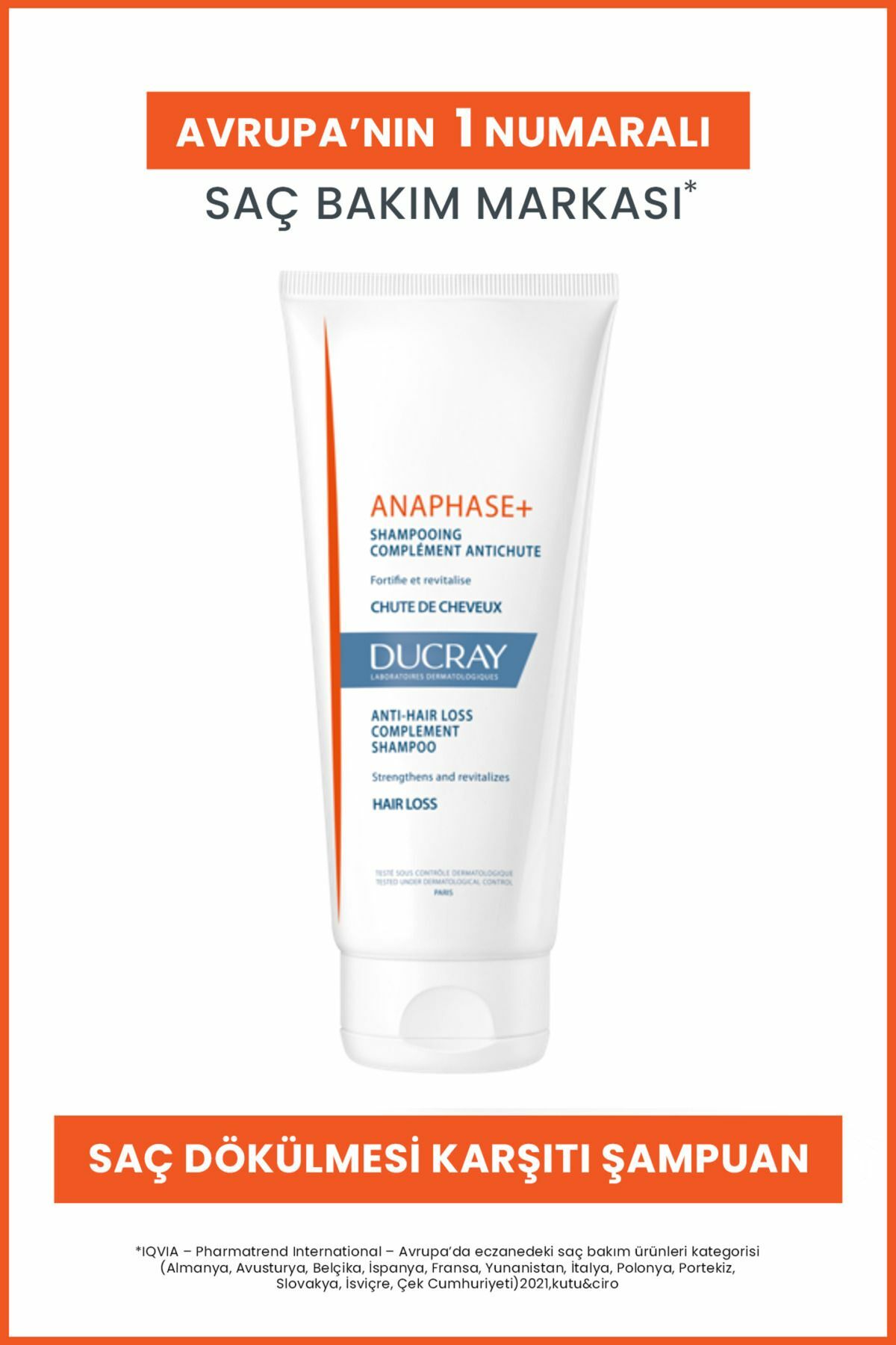 Ducray Anaphase Saç Dökülme Karşıtı Şampuan 100 ml