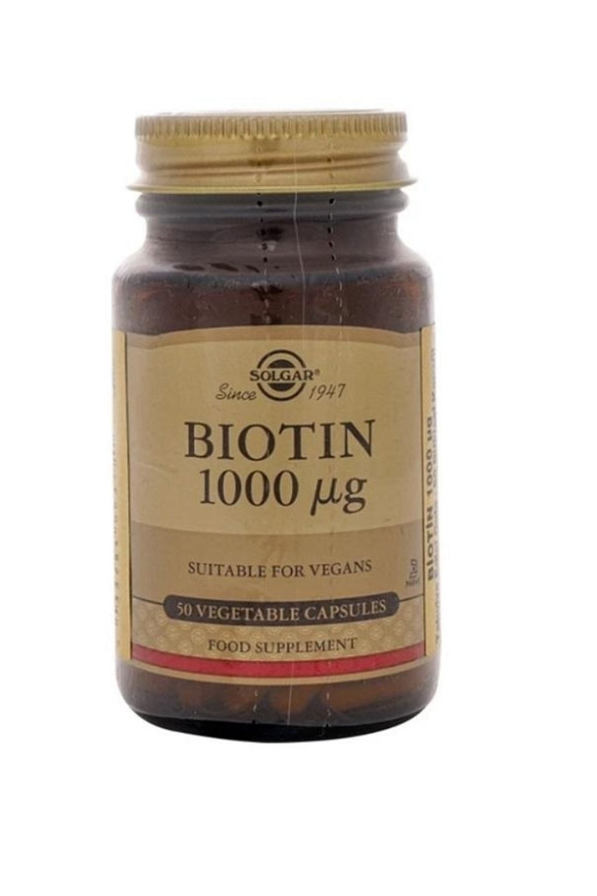 Solgar Biotin 1000 Mg 50 Kapsül