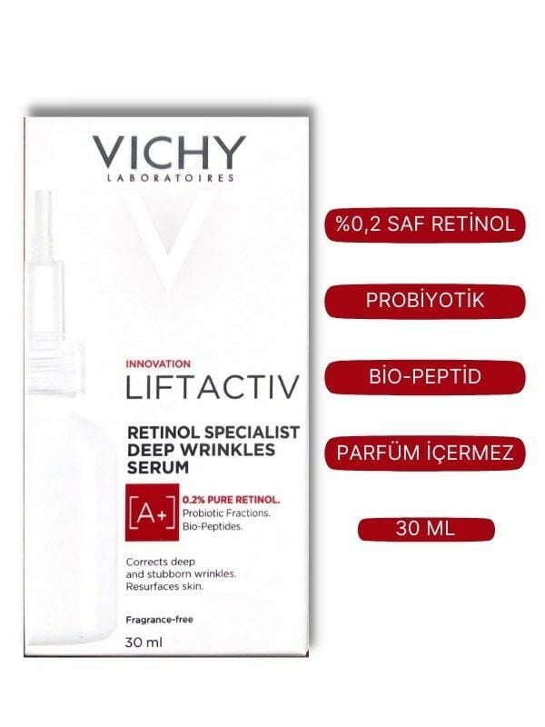 Vichy Liftactiv Retinol Specialist Derin Kırışıklık Karşıtı Serum 30 ml