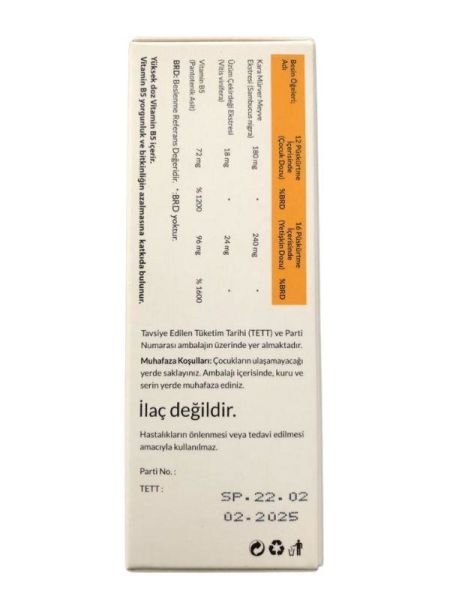Sambuvit Plus Sprey Kara Mürver Ekstresi 25 ml