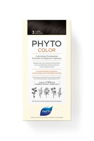 Phyto Phytocolor 3 Koyu Kestane Bitkisel Saç Boyası