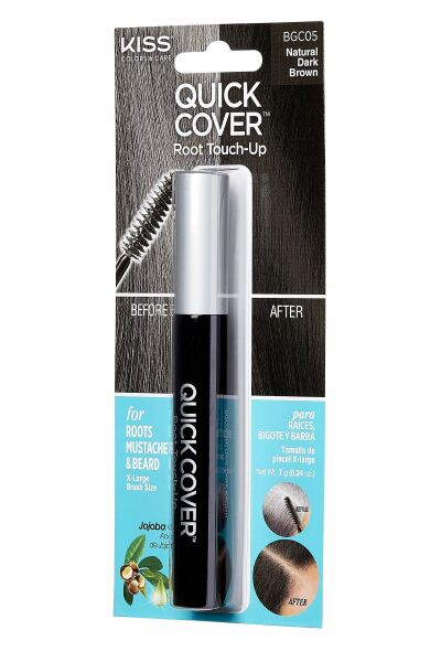 Kiss Quick Cover Beyazlar İçin Anında Kapatıcı Saç Maskarası - KOYU KAHVE -731509502619