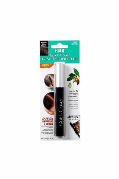 Kiss Quick Cover Beyazlar İçin Anında Kapatıcı Saç Maskarası - KOYU KAHVE -731509502619
