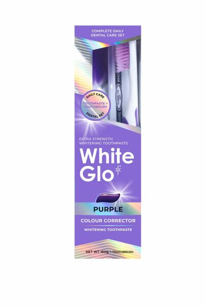White Glo Extra Beyazlatıcı Mor Diş Macunu 160 GR