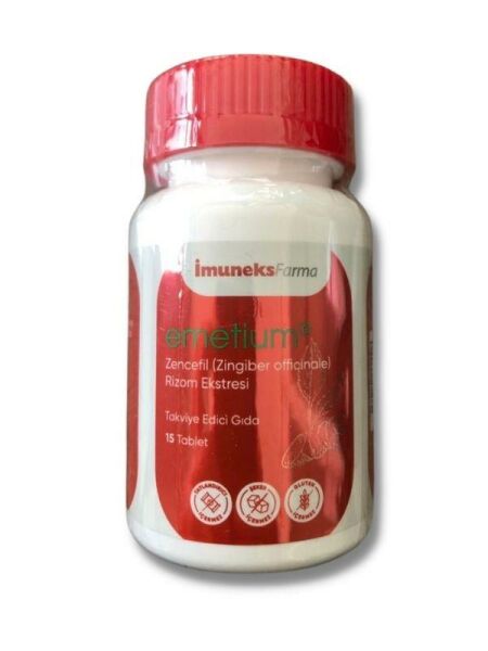 imuneks Emetium Ginger (zencefil) 15 Tablet