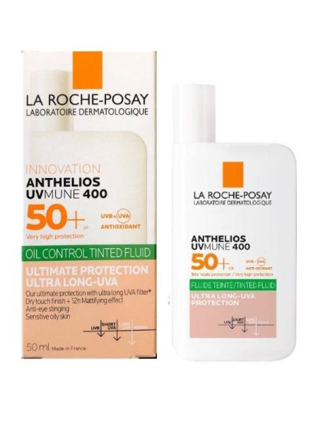 La Roche-Posay Anthelios Oil Control Fluid SPF+50 Renkli Güneş Kremi 50ml