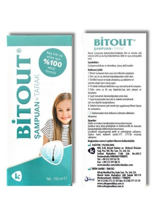 Koç Ilaç Bitout Şampuan 100 ml