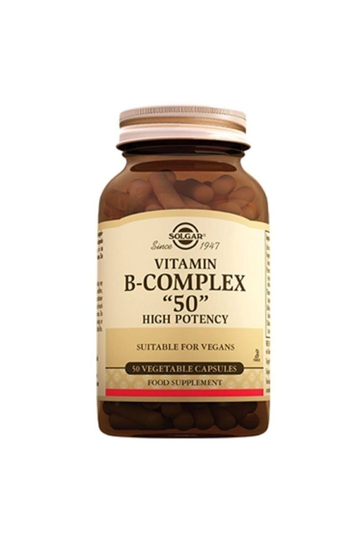 Solgar Vitamin B-complex 50 Kapsül