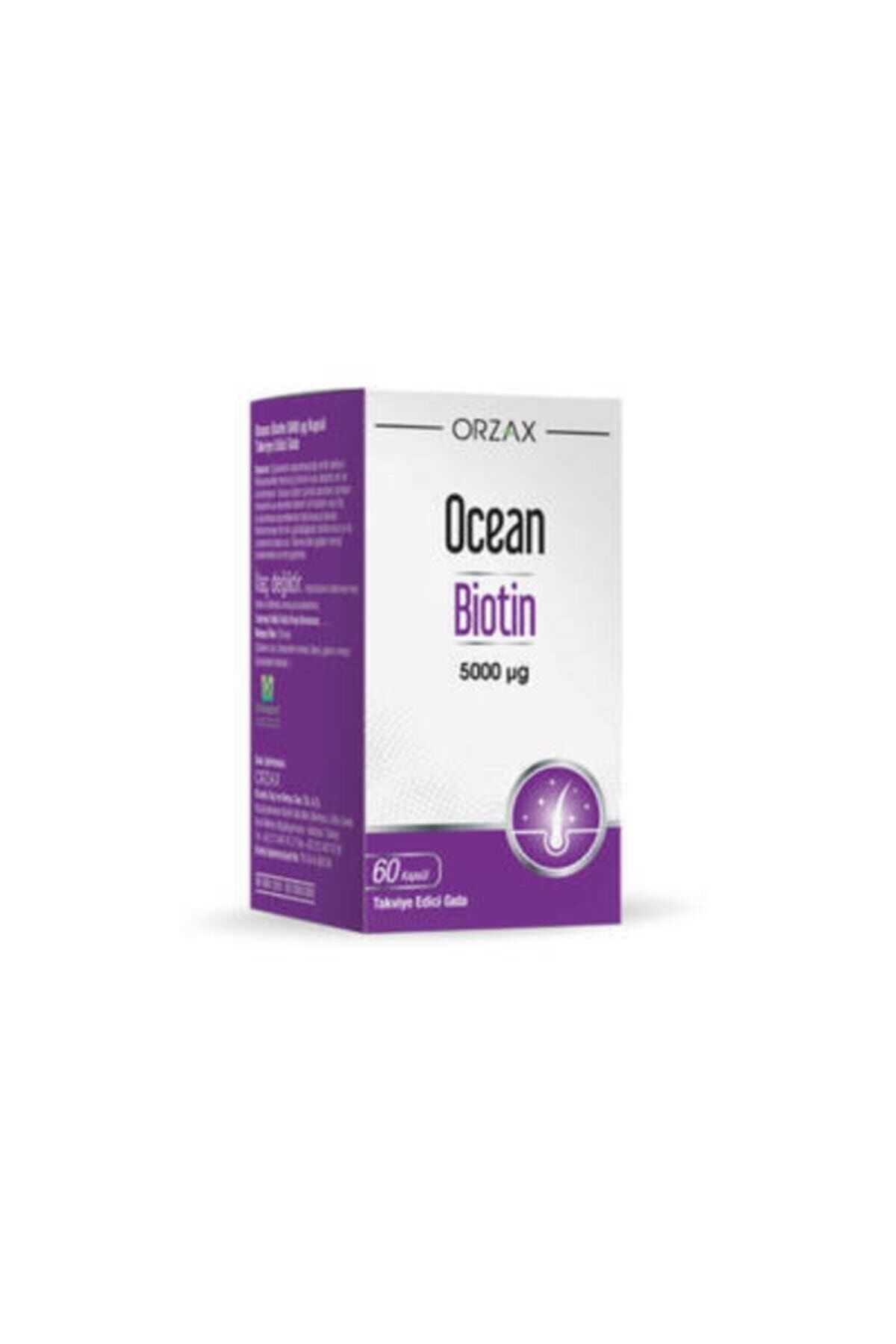 Orzax Ocean Biotin 5000 Mcg 60 Kapsül