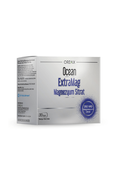 Orzax Ocean Extramag Magnezyum Sitrat 30 Saşe