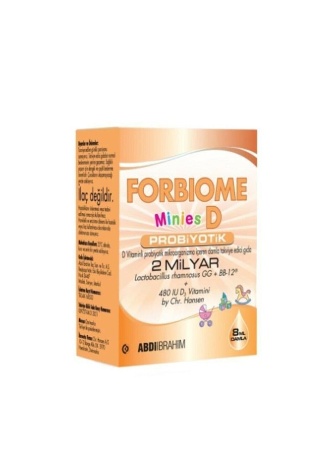 Forbiome Minies D Probiyotik 2 Milyar 8 ml Damla