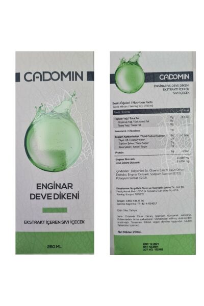 Cadomin Enginar Ekstraktı 250 Ml