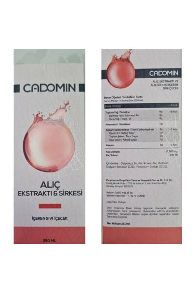 Cadomin Alıç Ekstraktı 250 Ml
