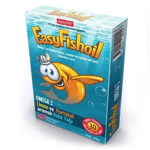 EasyVit Easy Fish Oil 30 Çiğnenebilir Jel Tablet