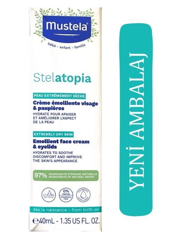 Mustela Stelatopia Emollient Face Cream 40 ml