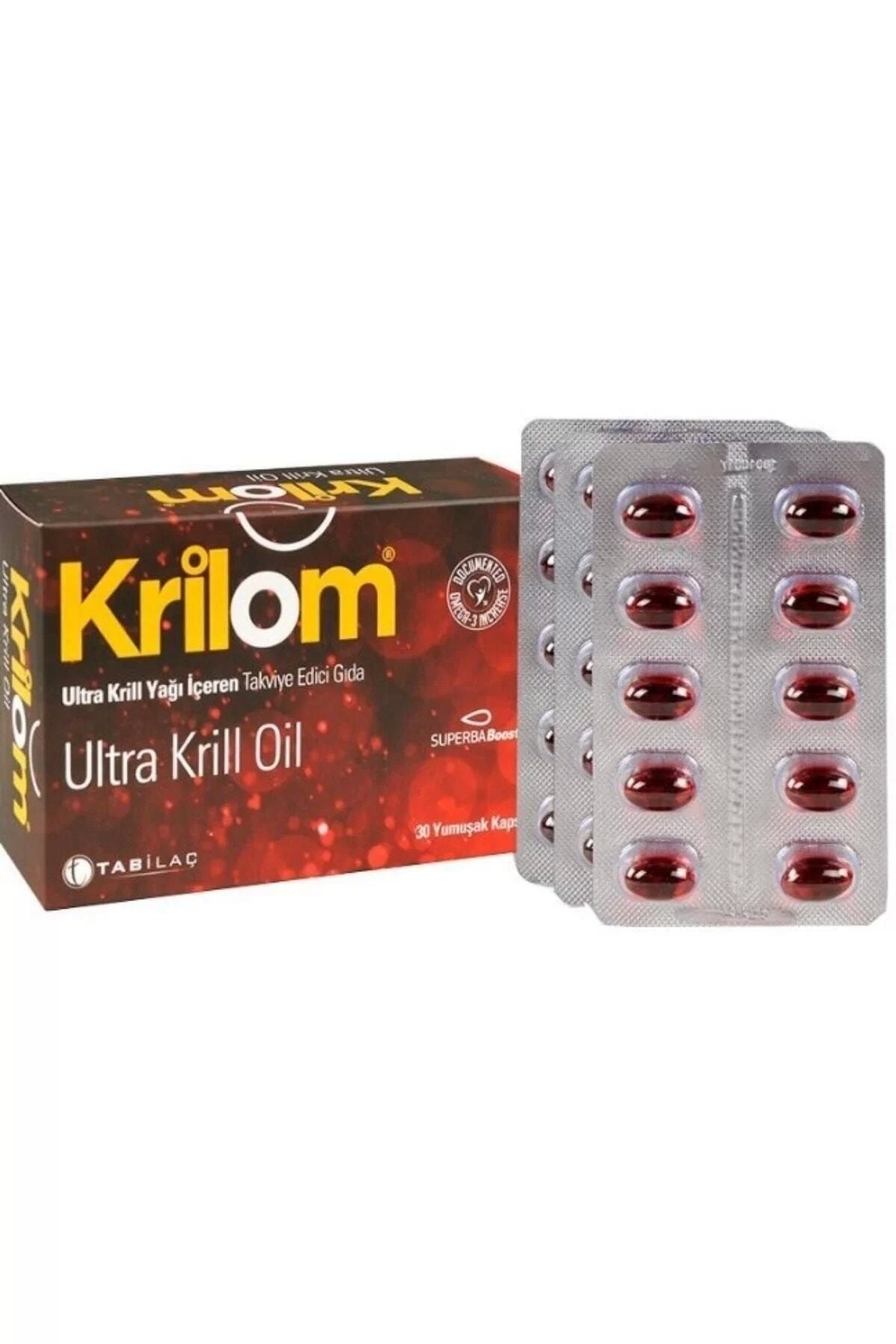 Krilom Ultra Krill Oil Takviye Edici Gıda 30 Kapsül