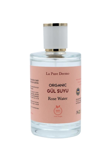 La Pure Dermo Organik Doğal Gül Suyu Yüz Toniği 100 ml
