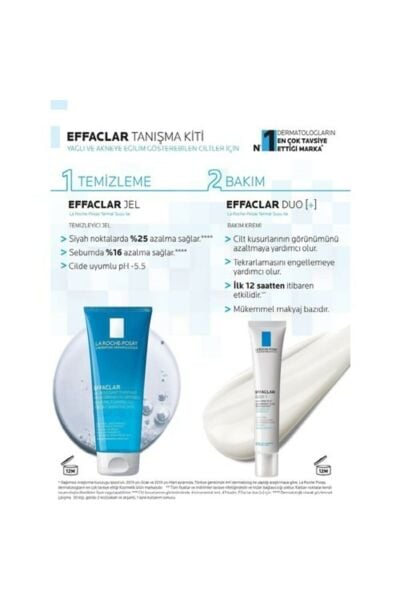 La Roche-posay Effaclar Duo 15ml Ve Effaclar Gel 50ml Kofre