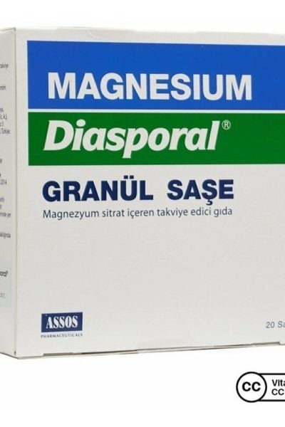 Magnesium Diasporal Granül 20 Saşe