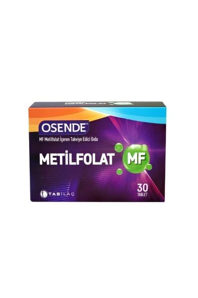 Osende Metilfolat 30 Tablet