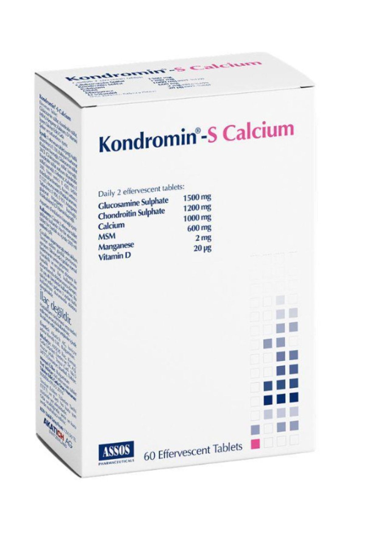 Kondromin S Calcium 60 Efervesan Tablet