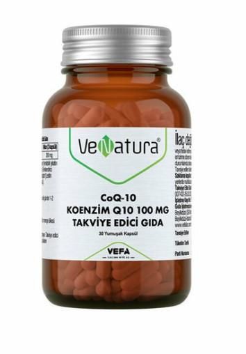 Venatura Koenzim Q10 100 Mg Takviye Edici Gıda 30 Kapsül
