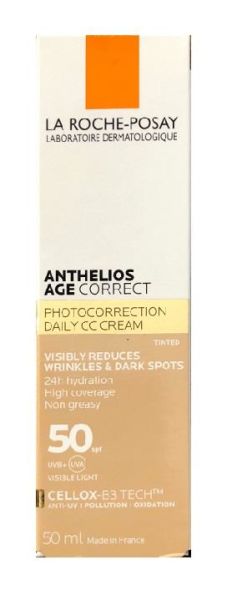 La Roche Posay Anthelios Age Correct Cc Cream Tinted Spf50 50 ml