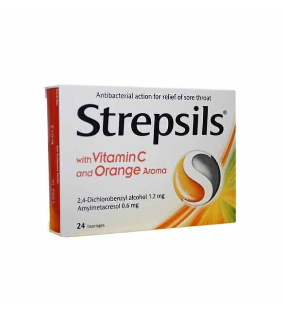 Strepsils Pastil Portakallı C Vitaminli 24 Adet