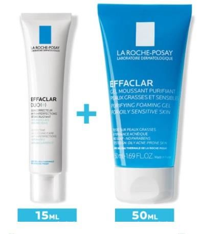 La Roche-Posay Effaclar Duo 15ml + Effaclar Gel 50ml Tanışma Kiti