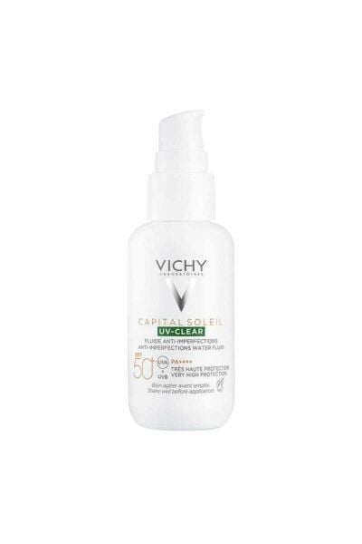 Vichy Capital Soleil Uv Clear Spf50 Yağlı Ve Akneli Ciltler Güneş Koruyucu 40ml