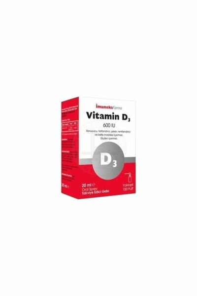 imuneks Vitamin D3 600 Iu 20 ml Sprey