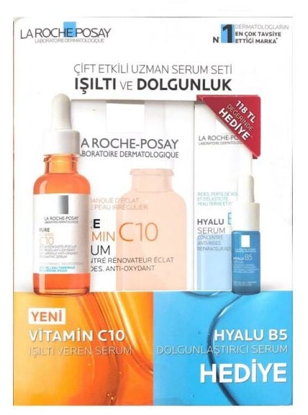 La Roche Posay Vitamin C 30 Ml + Hyalu B5 10 Ml Serum Seti