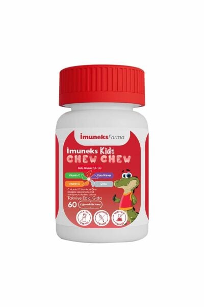 Imuneks Kids Chew Chew 60 Çiğnenebilir Form