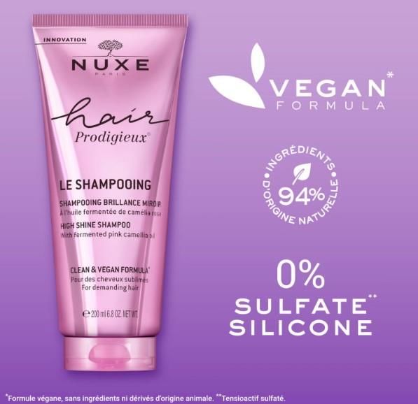 Nuxe Hair Prodigieux Shine Shampoo 200ML