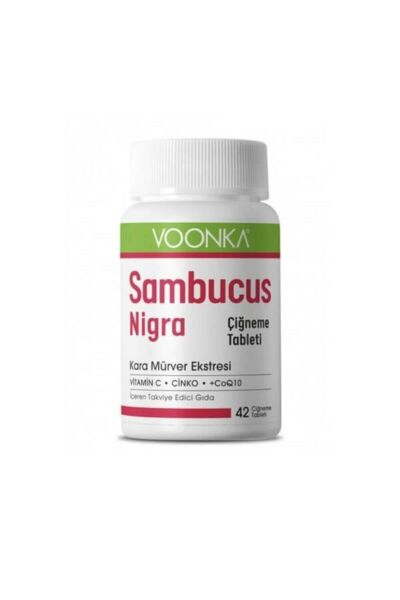 Voonka Sambucus Nigra 42 Çiğneme Tableti SKT: 05/2023